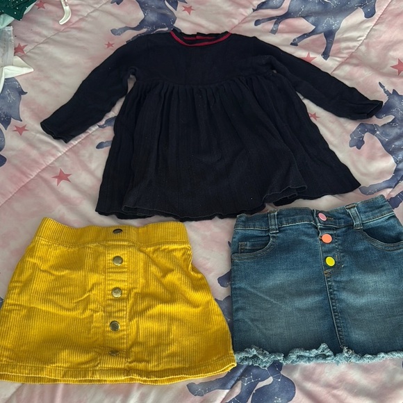 Set of 3 Navy Dress and Skirts Set - Picture 1 of 13